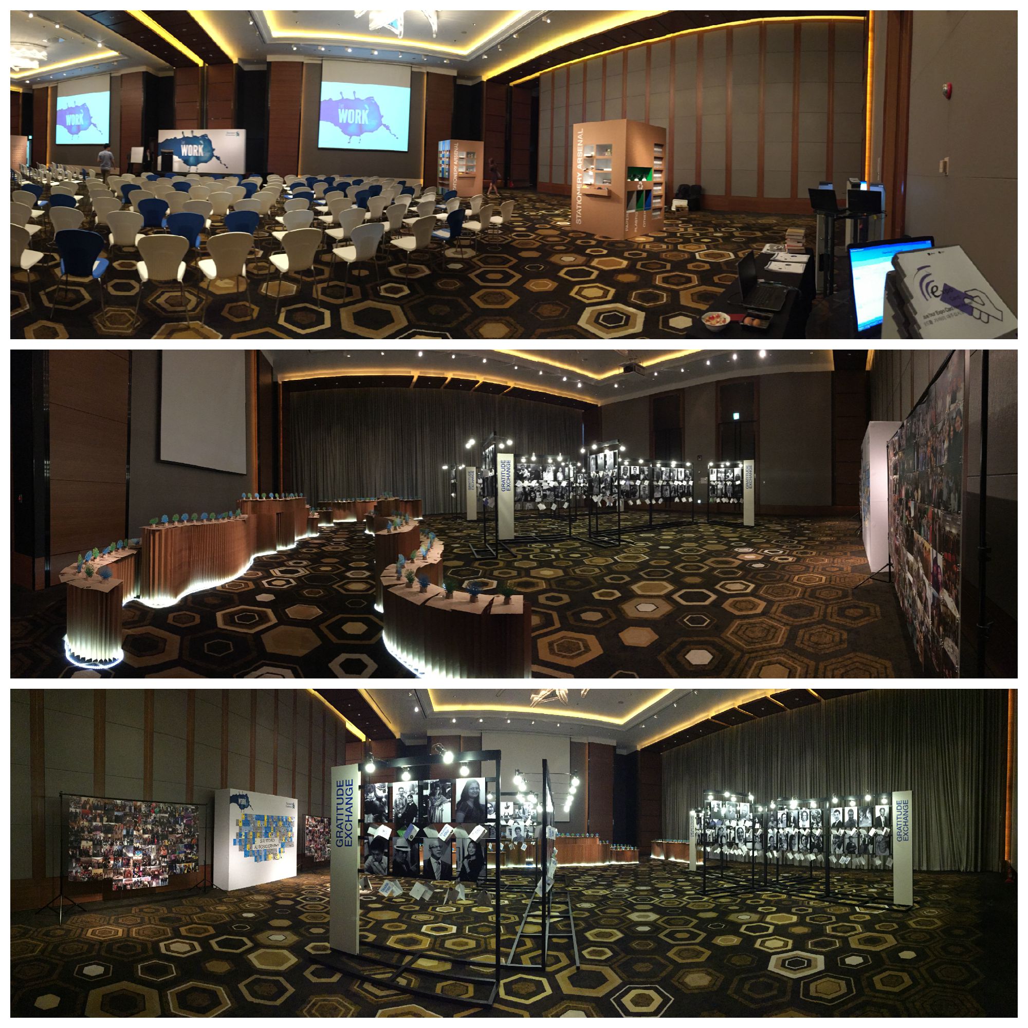 exhibition event layout