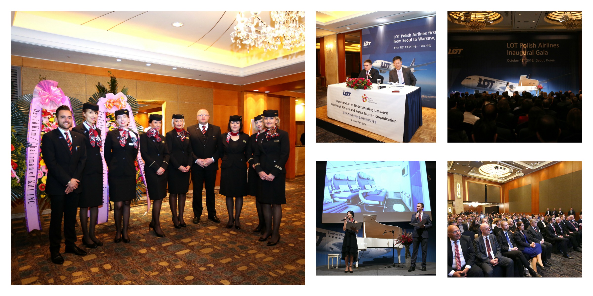 Travel PR News  Budapest Airport welcomed inaugural LOT Polish Airlines  service to Seoul